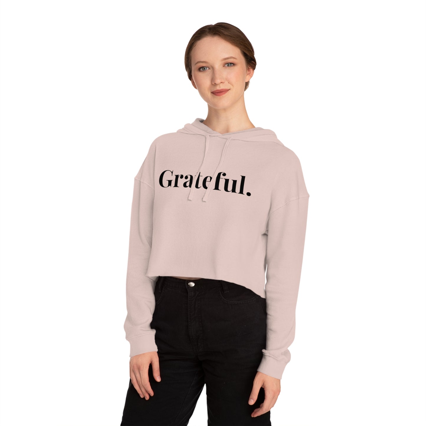 GRATEFUL Women’s Cropped Hooded Sweatshirt