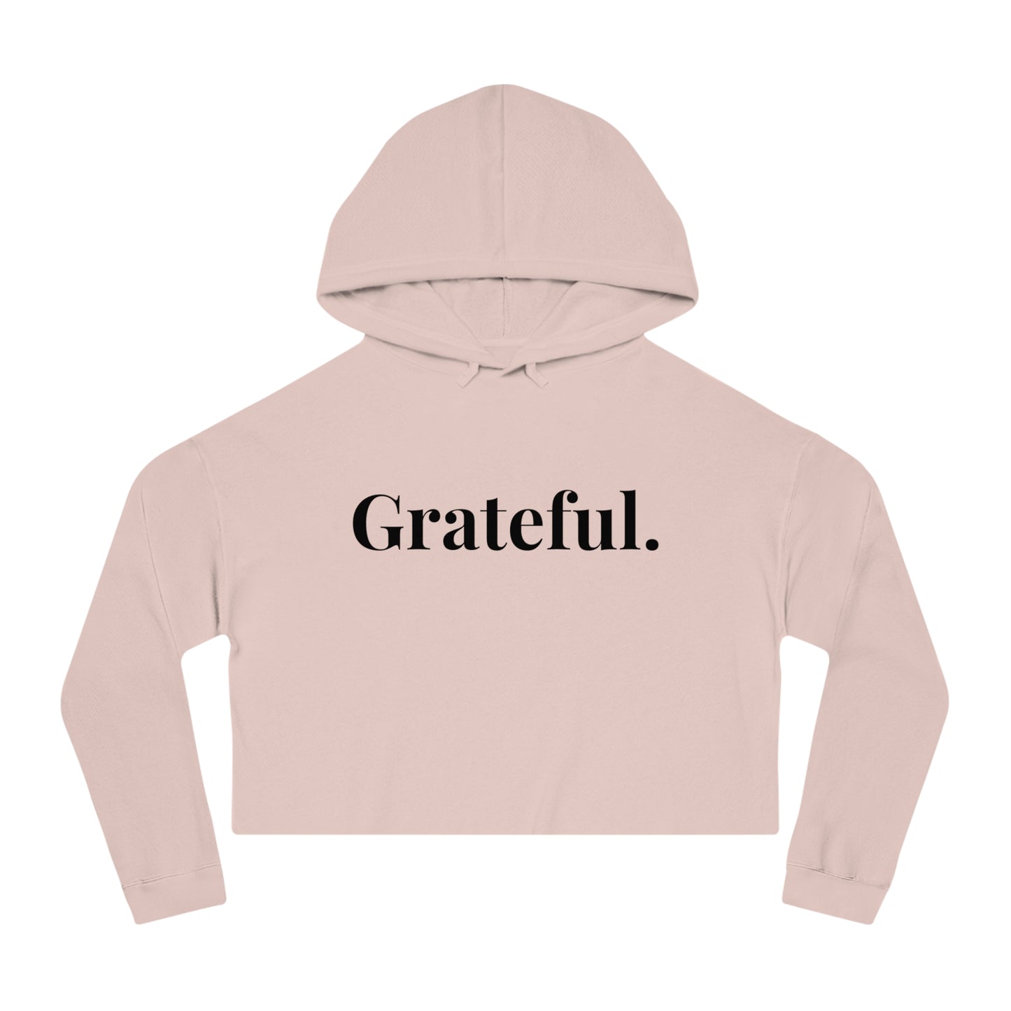 GRATEFUL Women’s Cropped Hooded Sweatshirt